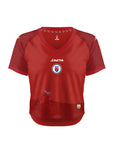 2026 Women's Haiti National Soccer Team Fans Top Oversize Red