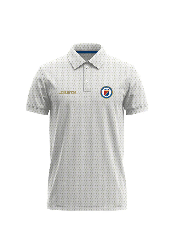 PRE-ORDER 2026 Hotel Men's Haiti Soccer Team Polo Shirt White
