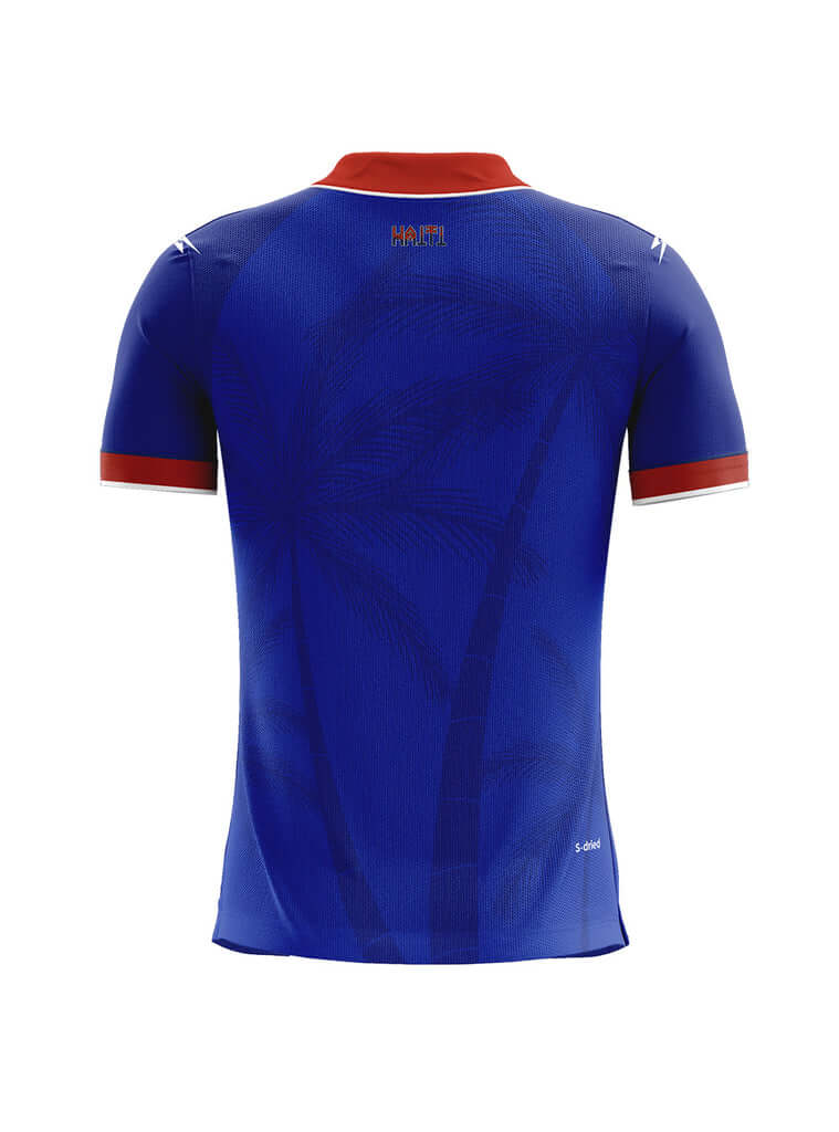 2026 Men's Haiti Soccer Team Fans Jersey Blue