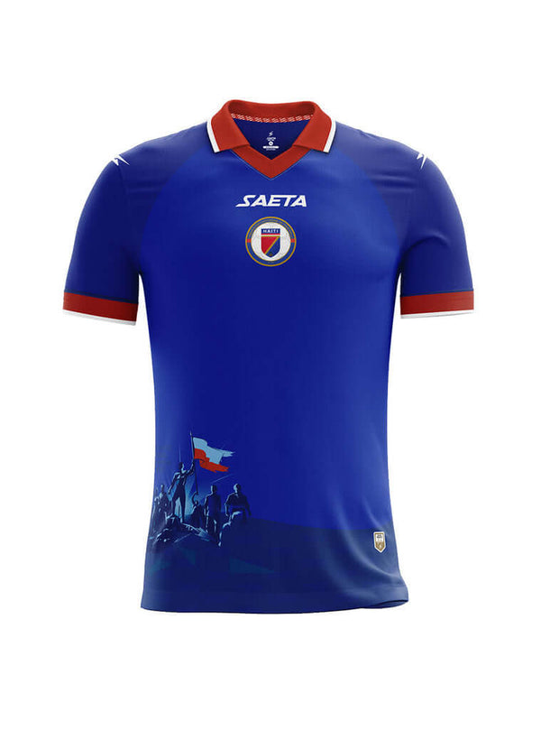 2026 Men's Haiti Soccer Team Fans Jersey Blue