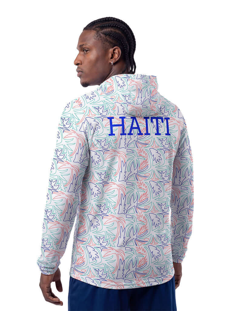 2026 Hotel Haiti National Soccer Team Windbreaker Jacket White
