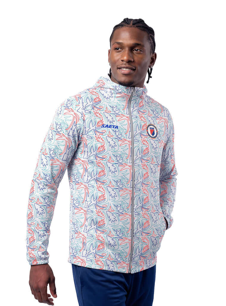 2026 Hotel Haiti National Soccer Team Windbreaker Jacket White